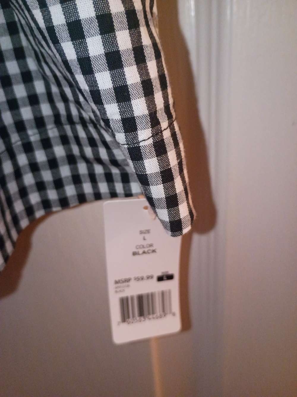 GAP Black & White Gingham Ruffle Top + Shorts Set - Picture 3 of 9